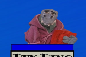 Rex Dino, host of the gameshows on The Adventures of Dave and Augie