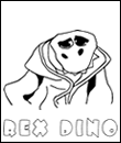 Rex Dino coloring page